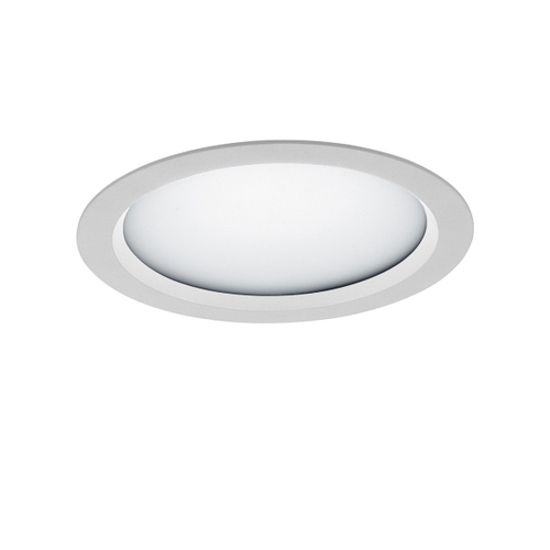 LTS Licht&Leuchten LED-Einbaudownlight 3000K inkl.Konverter VTFL-R 102.830 WS