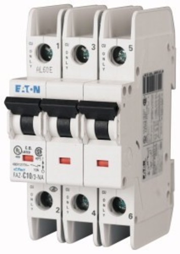 Eaton Leitungsschutzschalter C 6A, 3p FAZ-C6/3-NA