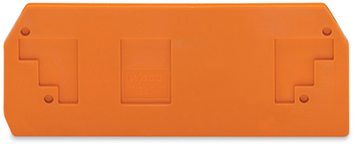 WAGO GmbH & Co. KG Abschlußplatte 2,5mm orange 283-328 WAGO GmbH & Co. KG Abschlußplatte 2,5mm orange 283-328