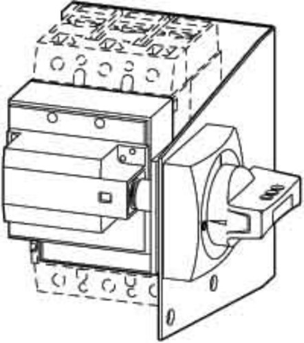 Eaton Hauptschalterbausatz seitlich links rot NZM2-XSRM-L