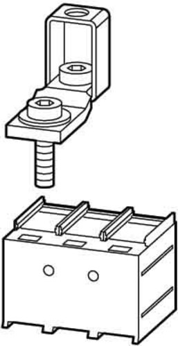 Eaton Schraubanschluß 4p. 1 Schalterseite NZM1-4-XKS