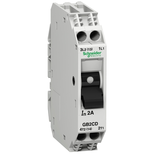 Schneider Electric Sicherungsautomat 2p. 2,0A m.Hilfssch. GB2CD07 Schneider Electric Sicherungsautomat 2p. 2,0A m.Hilfssch. GB2CD07