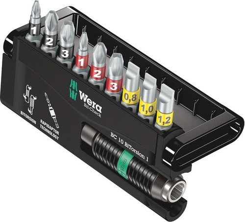 Wera Werk Bit-Check Rapidaptor Satz 10-tlg 056374