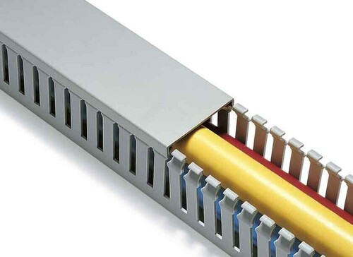 HellermannTyton Verdrahtungskanal TD-100X125-PVC-GY HellermannTyton Verdrahtungskanal TD-100X125-PVC-GY