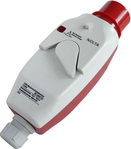 Nolta Motorschutzstecker 16A, 5pol. 1,0-1,6A 50 304226