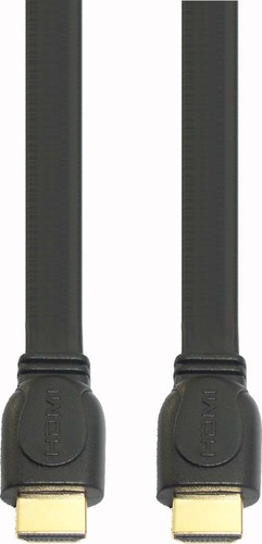 E+P Elektrik HDMI-Flachkabel schwarz 1m HDMF1/1 Bli.1