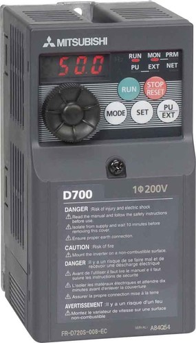Mitsubishi Electric Frequenzumrichter 2,2kW 10A 200-240V FR-D720S-100SC-EC