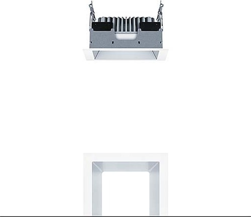 Zumtobel Group LED-Deckeneinbauleuchte Q140L 840 230V SM WH PANOS EVO #60815908