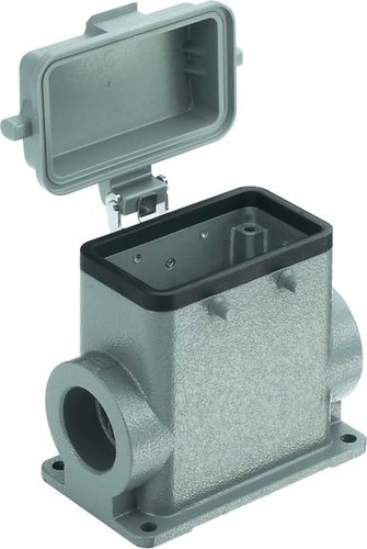 Harting Sockelgehäuse hohe Bauform Pg 21, 1 Abgang 09300100222