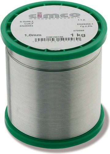 Cimco Werkzeuge Elektroniklot bleifrei 1,5mm/1000g 150168 (1Kg)