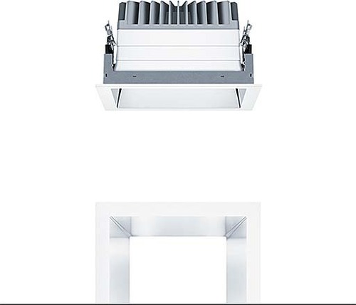 Zumtobel Group LED-Deckeneinbauleuchte Q190H 840 230V AL WH PANOS EVO #60815947