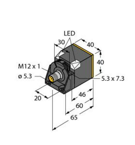 Turck Sensor induktiv NI50UCK40AP6X2H1141