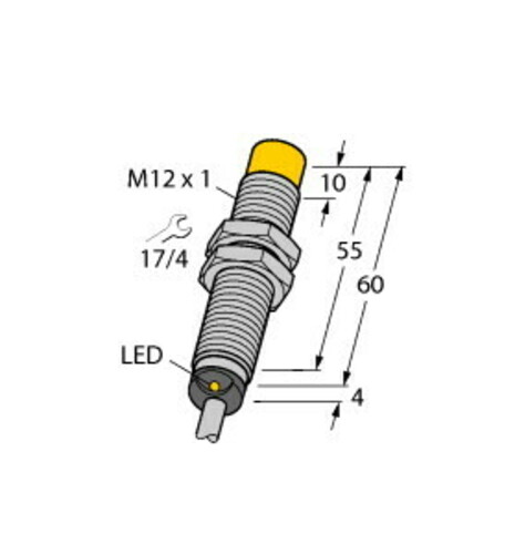 Turck Sensor induktiv NI8U-M12E-VP4X