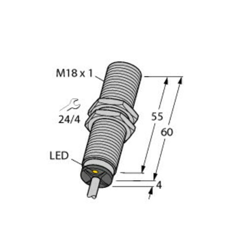 Turck Sensor induktiv BI5U-M18M-VP4X