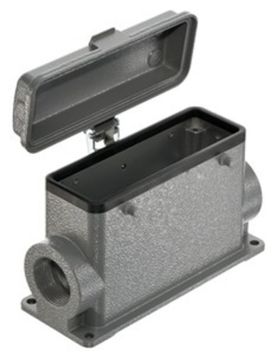 Harting Sockelgehäuse 24 B 2 Bügel am Oberteil 09300242260