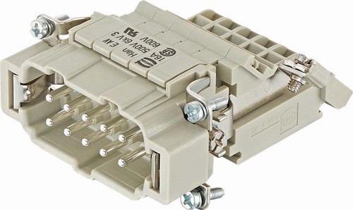 Harting Stifteinsatz Han E AV, 10-pol.+PE 09330104636