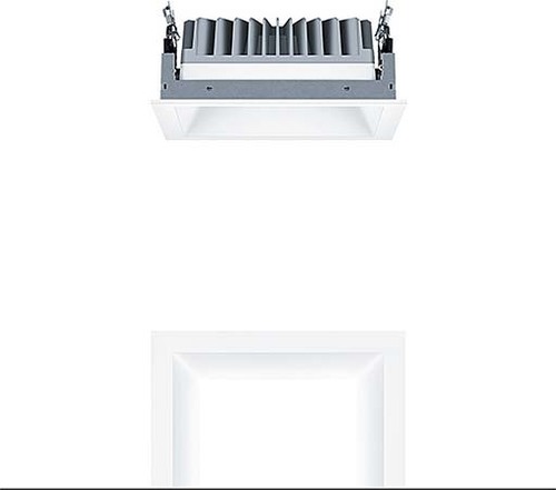 Zumtobel Group LED-Deckeneinbauleuchte Q190L 840 LDO WH WH PANOS EVO #60816113