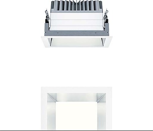 Zumtobel Group LED-Deckeneinbauleuchte Q190H 830 LDO AL WH PANOS EVO #60816115