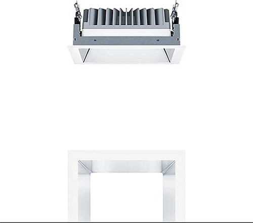 Zumtobel Group LED-Deckeneinbauleuchte Q190L 840 LDO AL WH PANOS EVO #60816127