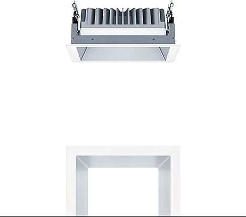 Zumtobel Group LED-Deckeneinbauleuchte Q190L 840 LDO SM WH PANOS EVO #60816128