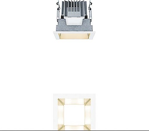 Zumtobel Group LED-Deckeneinbauleuchte Q100L 840 230V GD WH PANOS EVO #62906980