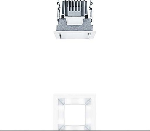 Zumtobel Group LED-Deckeneinbauleuchte Q100L 840 LDO AL WH PANOS EVO #62907040