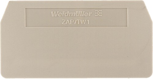 Weidmüller Abschlussplatte ZAP/TW 1 GR