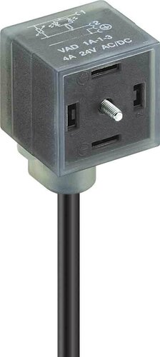 Belden Ventilstecker,verpol.sich. 3pol.,1m, Bauf. A VAD 1A-1-3-15/1m
