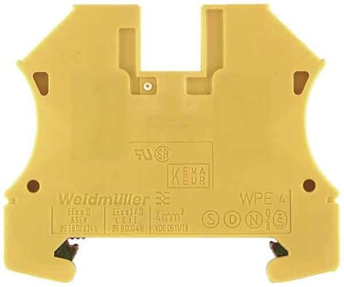 Weidmüller Schutzleiterklemme L=60mm WPE 4
