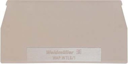 Weidmüller Abschlußplatte WAP WTL6/1