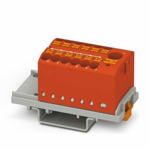 Phoenix Contact Verteilerblock 0,14-4qmm, rot PTFIX6/12X2,5-NS35RD