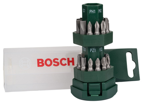 Bosch Power Tools Schrauberbit-Set Big-Bit, 25-teilig 2607019503