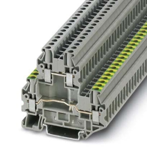 Phoenix Contact Durchgangsklemme 0,14-6qmm B=6,2mm gr UTTB 4-PE/L