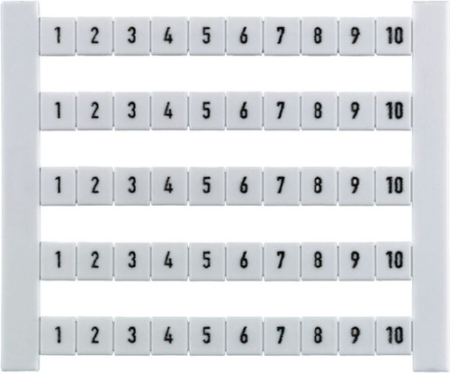 Weidmüller Klemmenmarkierer dekafix weiß DEK 5 FS 51-100