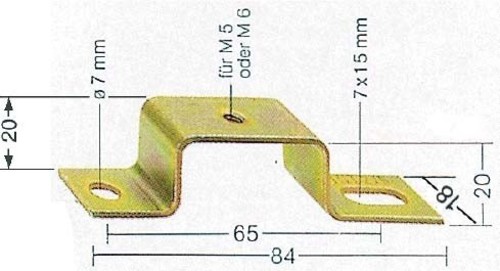Weidmüller Tragschienenträger TST 2/M5