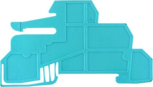 Weidmüller Halteplatte 1,5mm blau WHP WDL2.5/S BL