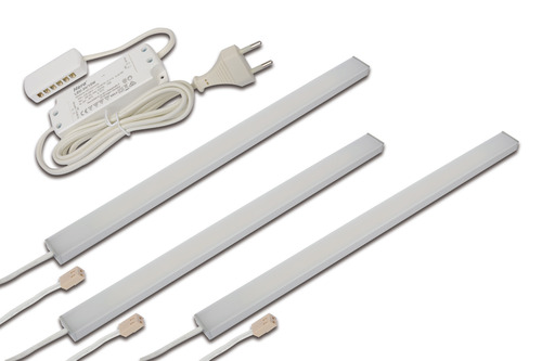 Hera 3er Set LED-Leuchte aluminium 61054823301 Hera 3er Set LED-Leuchte aluminium 61054823301