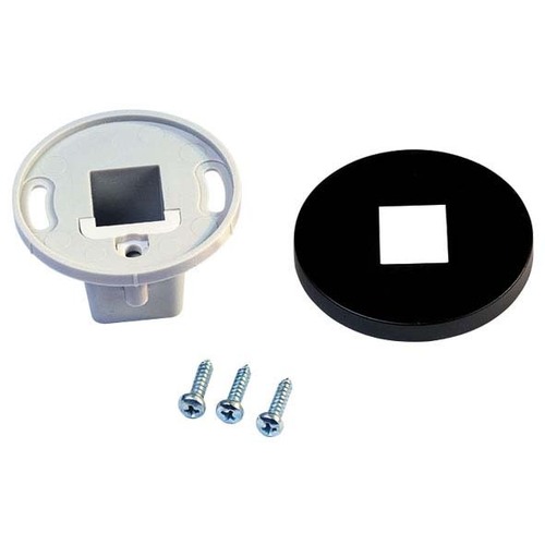 Hera Montagehülse Aufbauprofil schwarz 61500030003