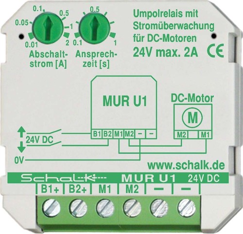 Schalk Motor-Umpolrelais 2A MUR U1 (24V DC)