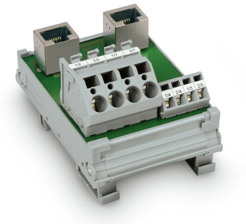 WAGO GmbH & Co. KG Übergabemodul 2xRJ-45 2-reihig 289-966 WAGO GmbH & Co. KG Übergabemodul 2xRJ-45 2-reihig 289-966