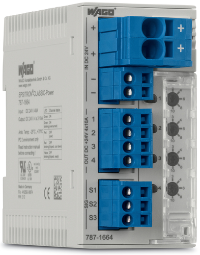 WAGO GmbH & Co. KG Elektron. Schutzschalter DC 24 V 787-1664/006-1054