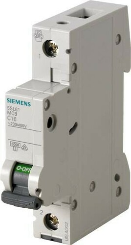 Siemens Dig.Industr. LS-Schalter C2A 1pol 6kA 5SL6102-7