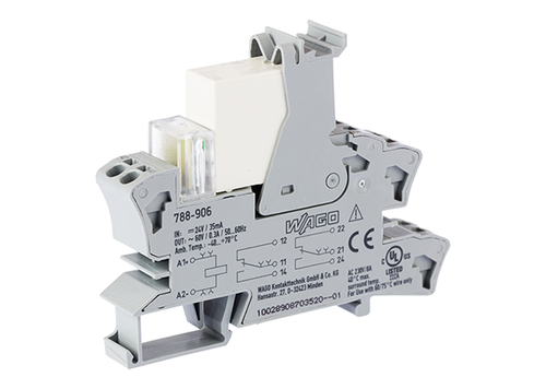WAGO GmbH & Co. KG Relaismodul DC 24 V,2 Wechsler 788-906