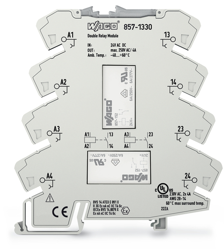 WAGO GmbH & Co. KG Relaismodul 2-fach AC/DC 24 V 857-1330