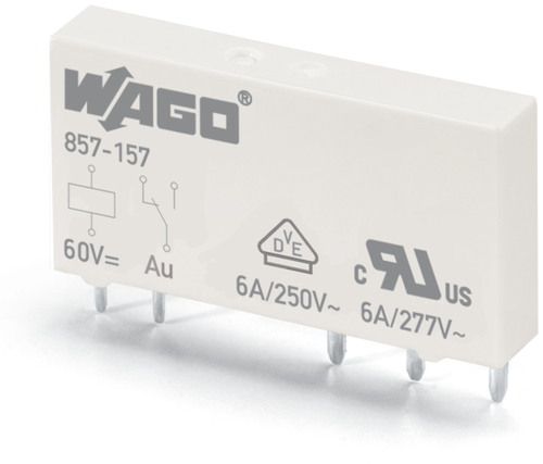 WAGO GmbH & Co. KG Elementarrelais DC 60 V,1 Wechsler 857-157