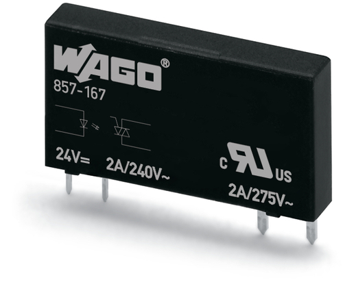 WAGO GmbH & Co. KG Elementar-SolidStateRelais DC 24 V 857-167 WAGO GmbH & Co. KG Elementar-SolidStateRelais DC 24 V 857-167
