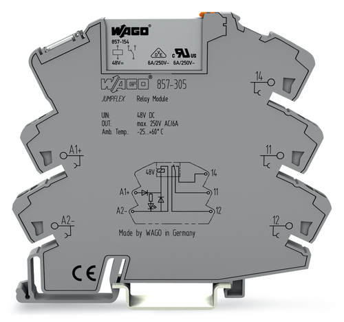 WAGO GmbH & Co. KG Relaismodul DC 48 V,1 Wechsler 857-305