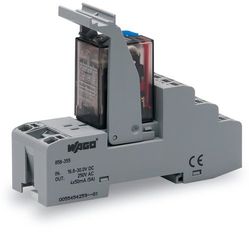 WAGO GmbH & Co. KG Relaismodul DC 24 V,4 Wechsler 858-355