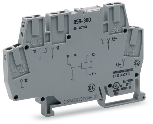 WAGO GmbH & Co. KG Relaismodul AC 115 V 859-360