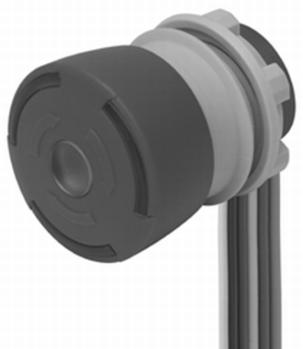 Eao Not-Aus 1Ö/1S, Ring, schwarz 84-5030.0040